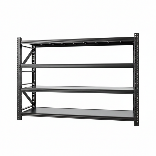 5 Sets Garage Storage Shelves,73"H*48"W*22.4"D Heavy Duty 4-Tier Metal Shelving Unit with Adjustable Shelves Industrial Garage Shelving for Garage Organization & Warehouse Storage